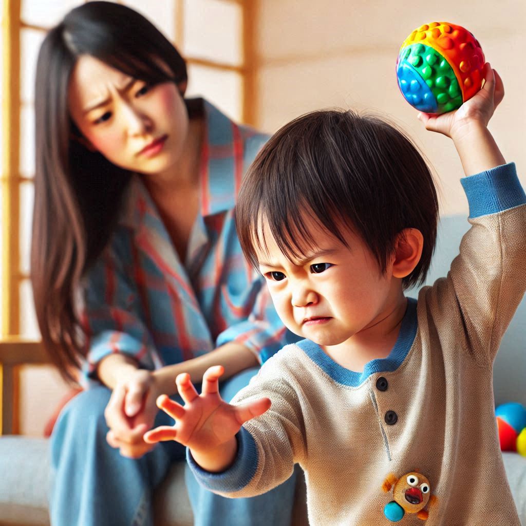 2歳児が物を投げるのは発達障害？