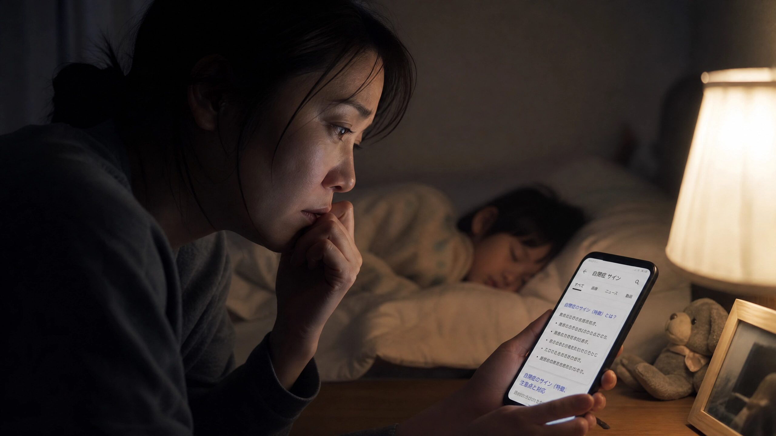 スマートフォンで検索する親の心情