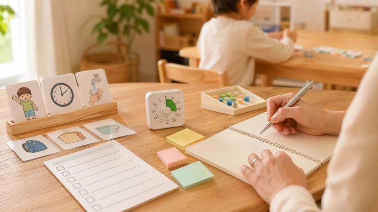 発達障害の子がやめてと言われてもやめられない理由を考えるための絵カードとチェックリスト