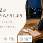 障害のある子が生まれる不安と向き合い、家族で選択を考える父親を表した記事アイキャッチ