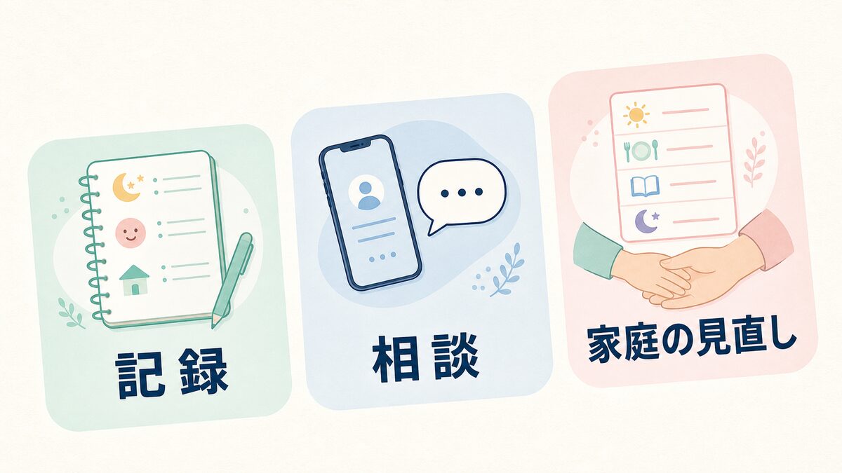 療育に通わない場合も記録と相談と家庭での見直しを続ける方法