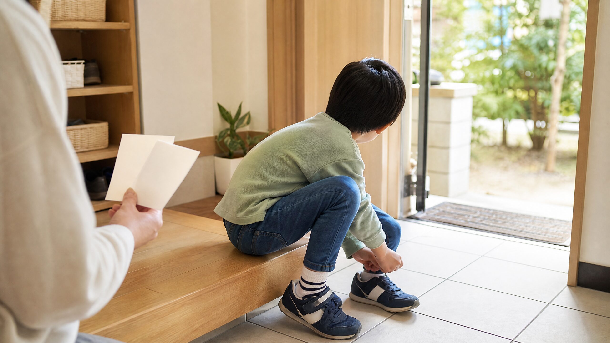 口に入れやすい空白時間を散歩など次の活動へ置き換える家庭での工夫